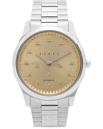Gucci Stainless Steel G-timeless Multibee Watch - Women's - Stainless Steel/sapphire Glass/yellow - White