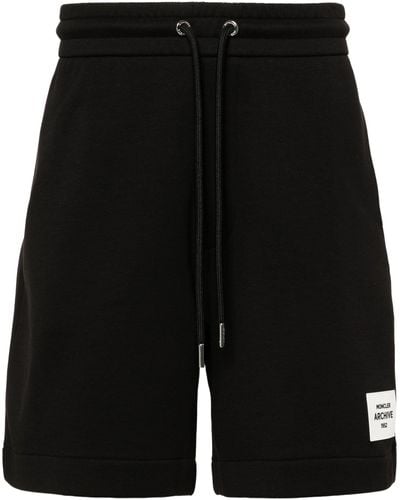 Moncler Logo-applique Track Shorts - Black