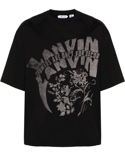 Lanvin X Future Graphic-print T-shirt - Black