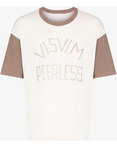 Visvim Peerless Jumbo Logo T-shirt - Purple