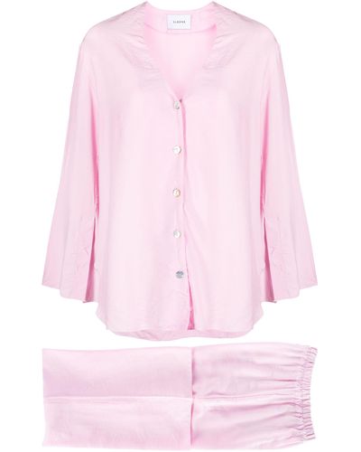 Sleeper Never Iron Pyjama Set - Pink