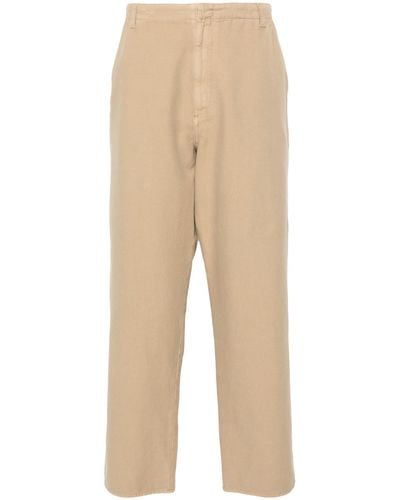 The Row Neutral Marlon Straight-leg Trousers - Men's - Cotton - Natural