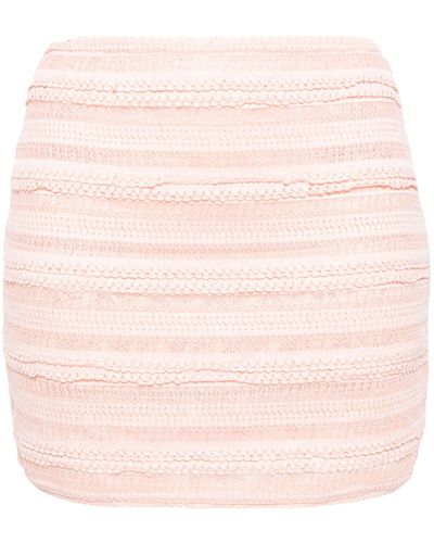 Charo Ruiz Salehy Lace Mini Skirt - Pink