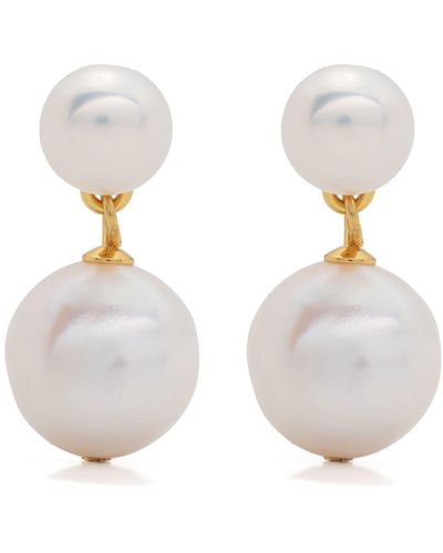 Eliou -tone Sandra Freshwater Pearl Earrings - White