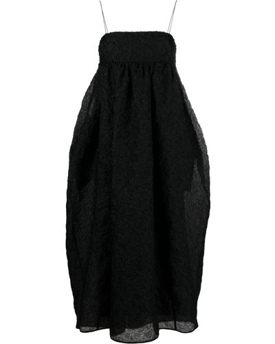 Cecilie Bahnsen Vilma Bow Detailed Dress - Black