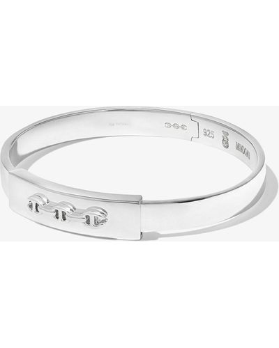 Hoorsenbuhs Sterling Slot Cuff Bracelet - White