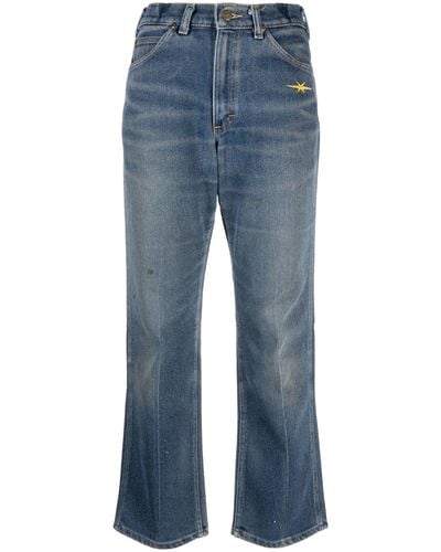 Phipps X Lee Ripped Straight-leg Jeans - Blue