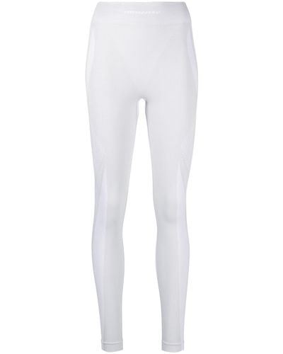 MISBHV Logo-waist Ski leggings - White