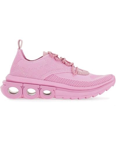Ferragamo Gancini Low-top Sneakers - Pink