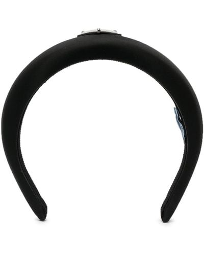 Prada Logo Headband - Black