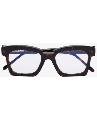 Kuboraum Brown K5 Tortoiseshell Square Frame Optical Glasses