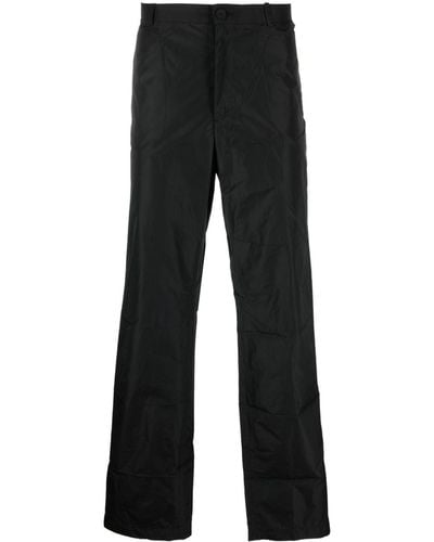 Balenciaga Unisex Technical Straight-leg Trousers Black