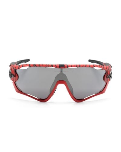 Oakley Jawbreaker Tiger Print Sunglasses - Red