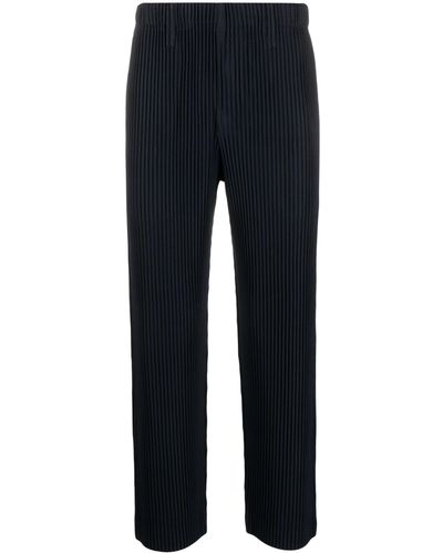 Homme Plissé Issey Miyake Homme Plisse Men Basic Trousers - Blue