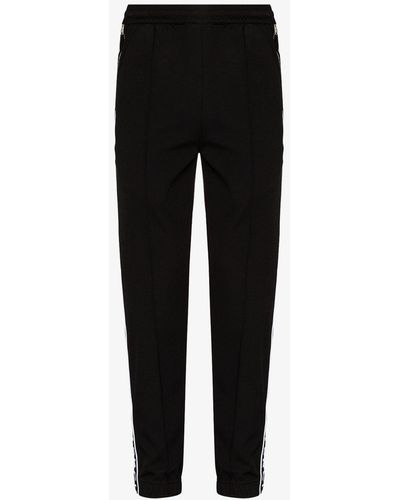 Givenchy Logo Tape Track Trousers - Black