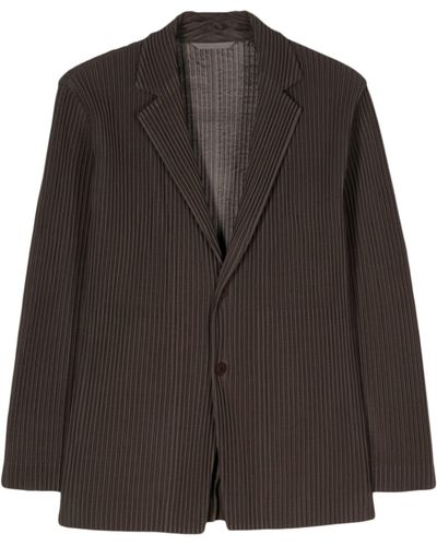 Homme Plissé Issey Miyake Men Tailored Pleats 1 Jacket - Black