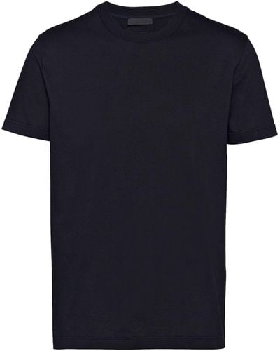 Prada Three-pack Logo-patch T-shirt - Blue