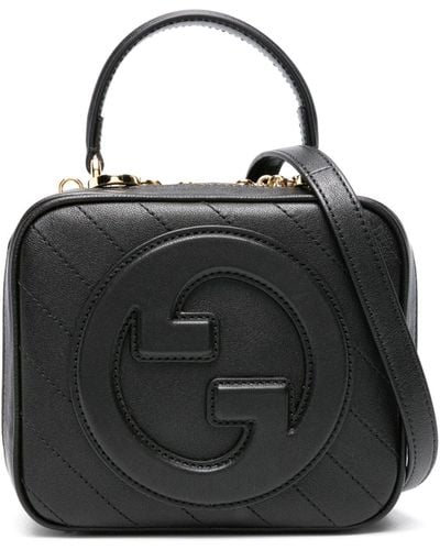 Gucci Blondie Leather Tote Bag - Black