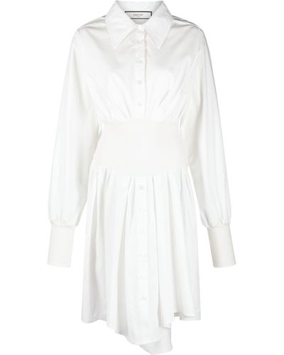 Elleme Asymmetric Shirt Dress - White