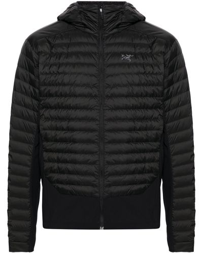 Arc'teryx Gray Cerium Padded Hybrid Jacket - Black