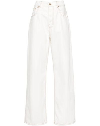 Jacquemus Le De-Nimes Large Jeans - White