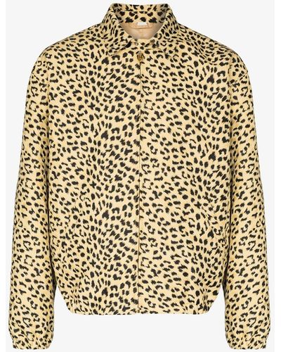 Gucci Leopard Print Bomber Jacket - Multicolor
