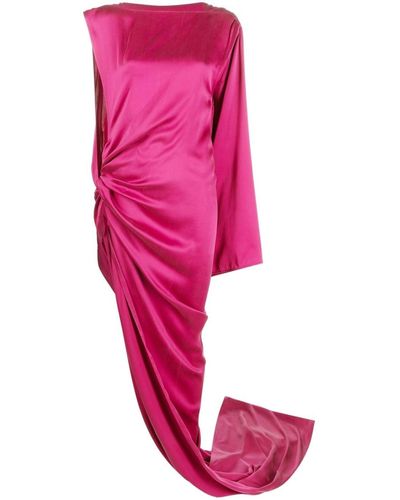 Rick Owens Draped Edfu Evening Dress - Pink