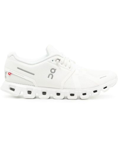 On Shoes Cloud 5 Mesh Low-top Trainers - White