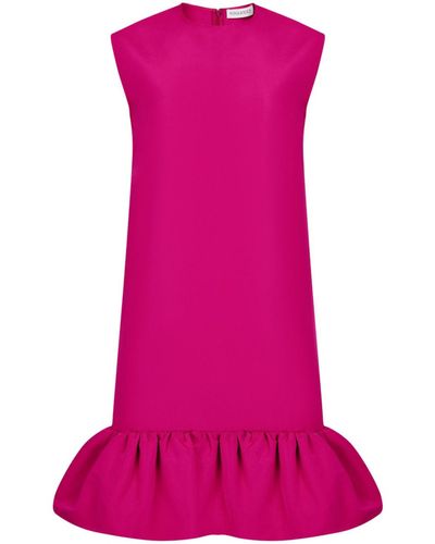 Nina Ricci Ruffle-trimmed Mini Dress - Pink