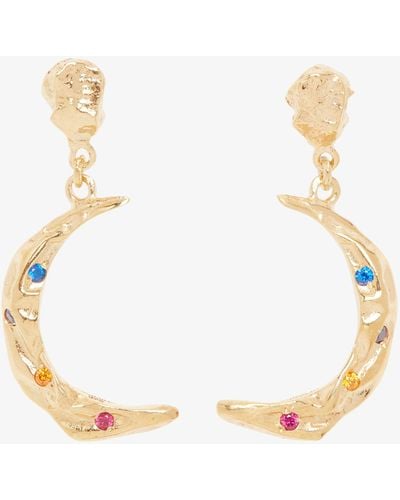 Hermina Athens -plated Méliès Stardust Crystal Earrings - Women's - Plated - White