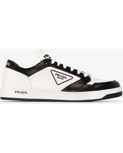 Prada Leather Sneakers - White