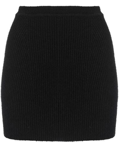 Wardrobe NYC Knit Mini Skirt - Black