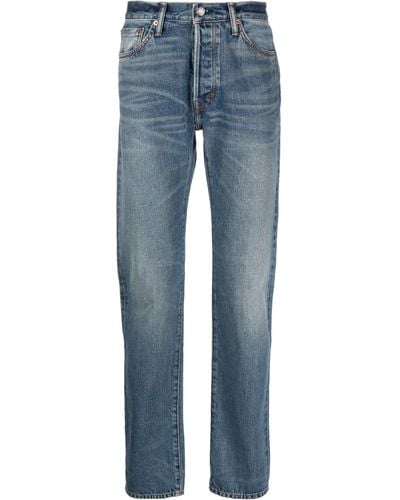 Tom Ford Mid-rise Straight-leg Jeans - Blue