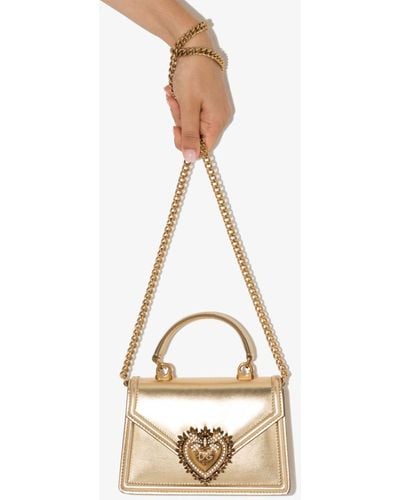 Dolce & Gabbana Small Devotion Bag - Metallic