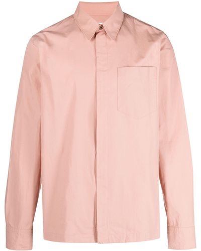 Dries Van Noten Cotton Shirt - Men's - Cotton - Pink