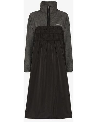 Sandy Liang Mary Mary Fleece Dress - Black
