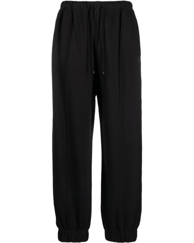 Moncler Genius Cotton Straight-leg Track Trousers - Black