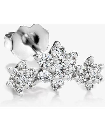 Maria Tash 18k White Gold Flower Garland Diamond Earring - Women's - Diamond/18kt White Gold - Metallic