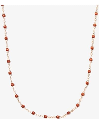 Gigi Clozeau 18k Rose Gold Beaded Necklace - Women's - Resin/18kt Rose Gold - Metallic