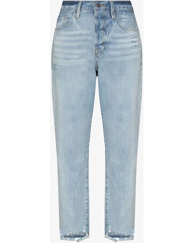FRAME Le Original Distressed Jeans - Women's - Cotton/recycled Cotton - Blue