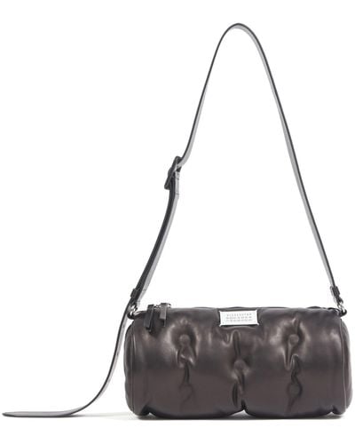 Maison Margiela Glam Slam Leather Cross Body Bag - Unisex - Lamb Skin/polyester - Black