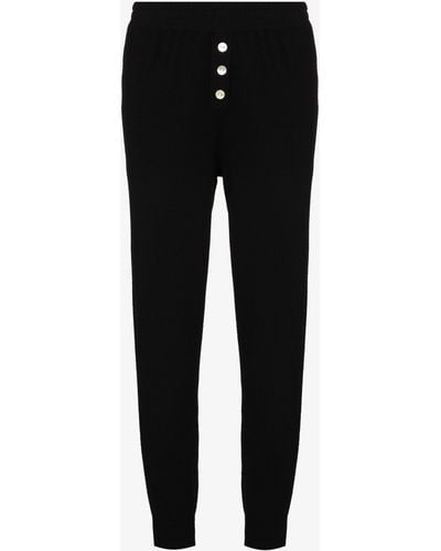 Live The Process Celeste Knitted Trousers - Women's - Cashmere/polyester - Black