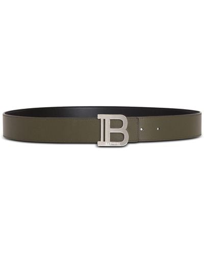 Balmain Reversible B-Belt - Black