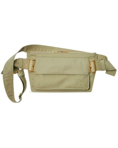 Burberry Trench Ekd-embroidered Belt Bag - Green
