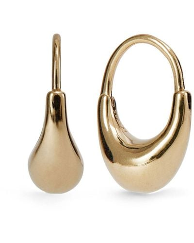 Otiumberg -tone Roscida Hoop Earrings - Unisex - 14kt Vermeil - Metallic