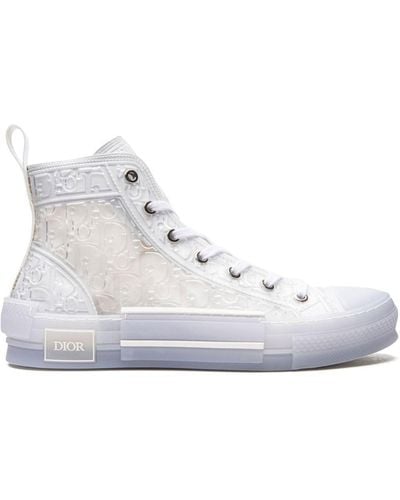 Dior B23 High-top Trainers - Men's - Rubber/canvas - White
