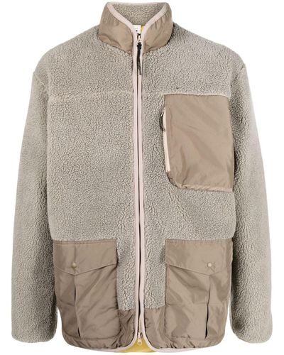 Descente Allterrain Neutral Zip-up Fleece Jacket - Grey