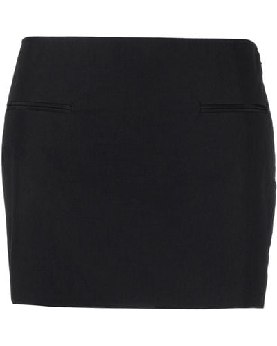 Ferragamo Low-rise Miniskirt - Black