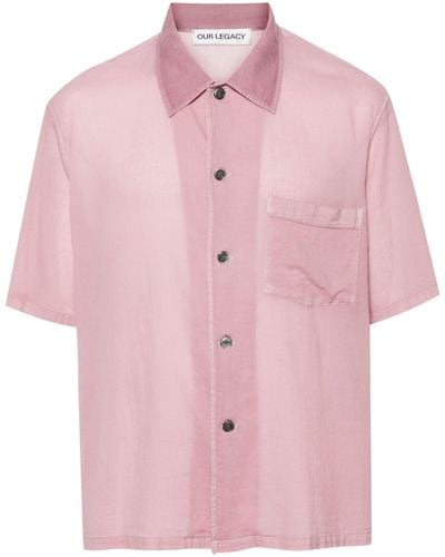 Our Legacy Box Shirt Shortsleeve - Pink