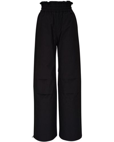 Moncler High-waist Trousers - Black